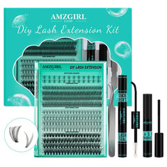 AMZGIRL LASH lifestyle on vanity illustrating at-home salon convenience