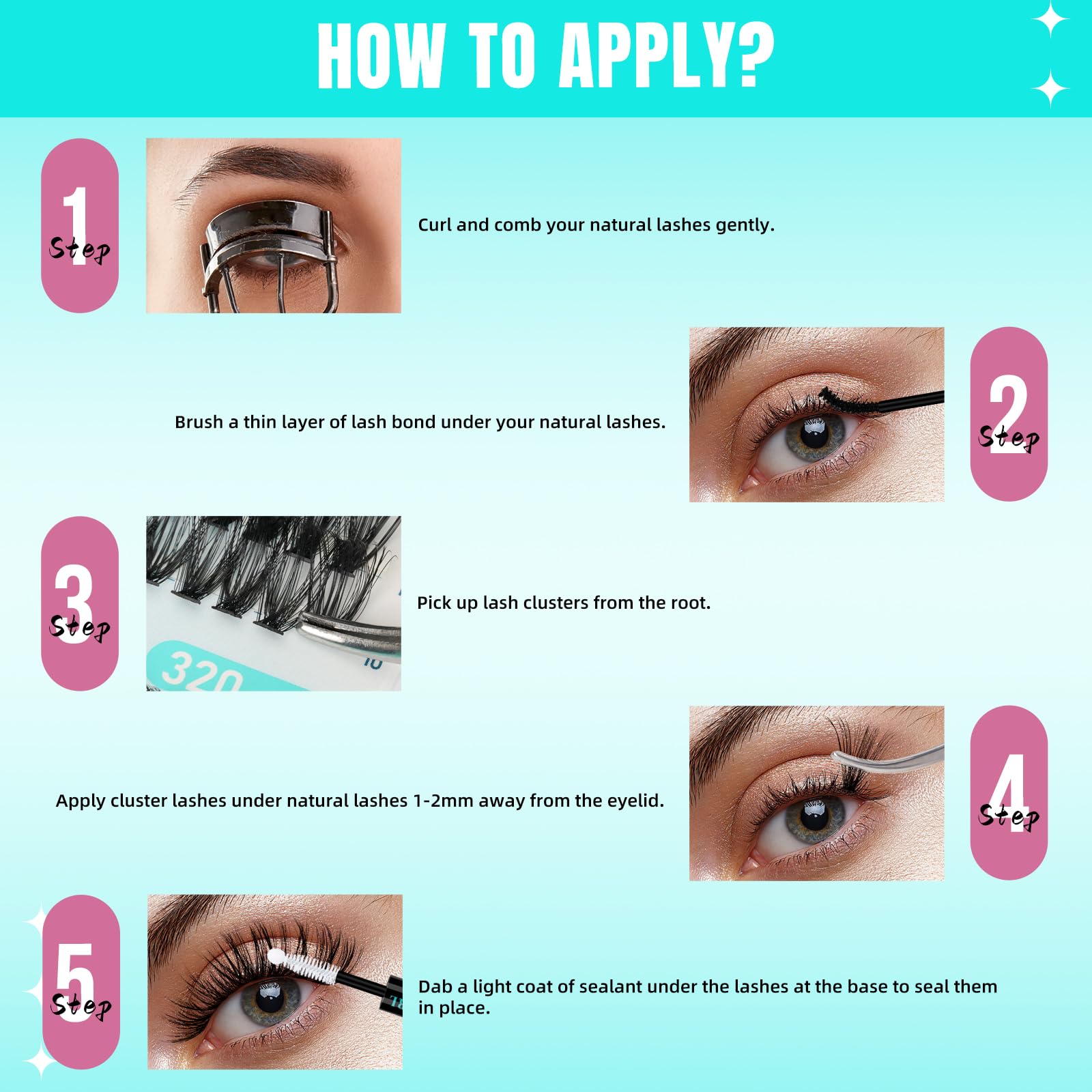 AMZGIRL LASH model side profile demonstrating lifted D curl effect