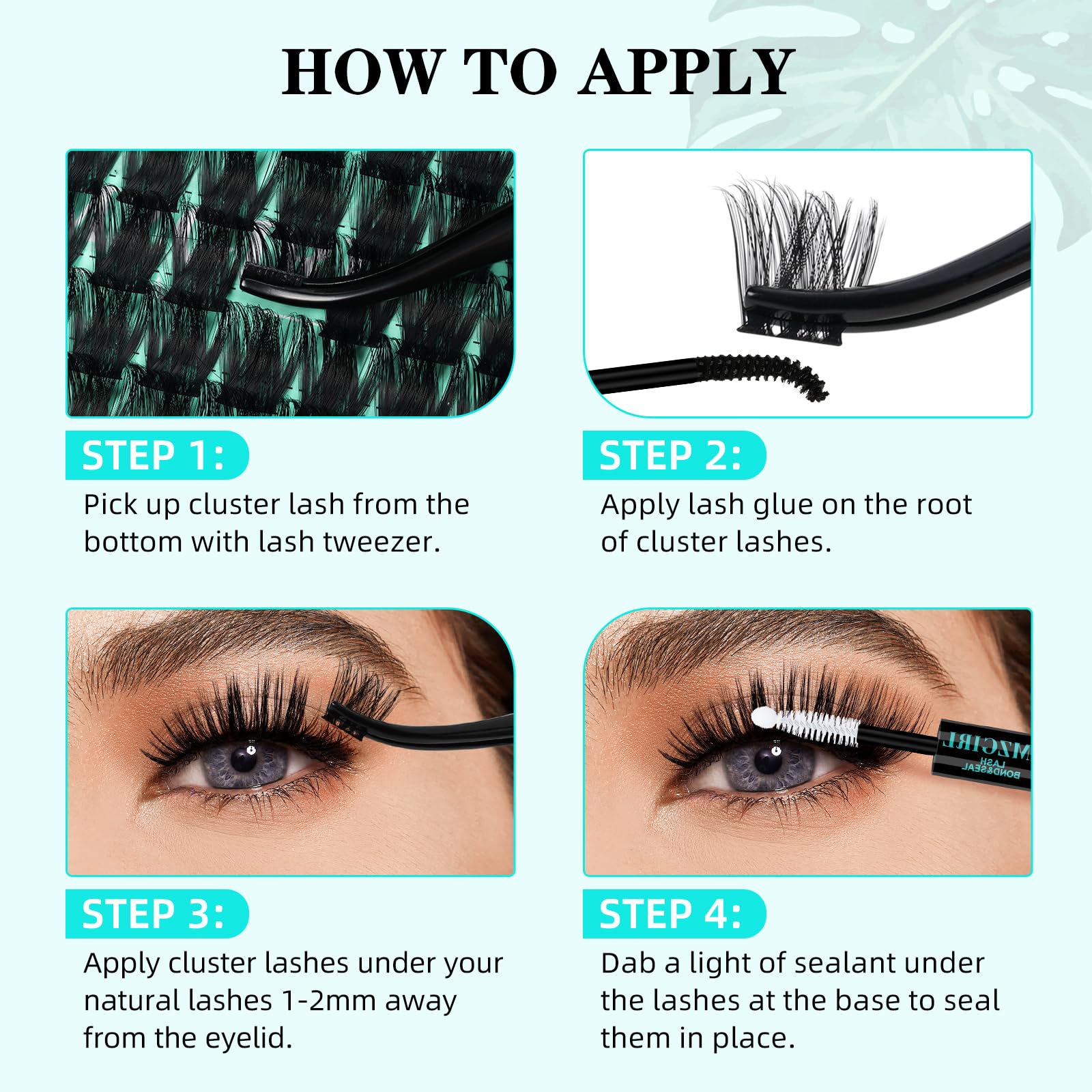 AMZGIRL LASH applied on eye in manga style giving lifted, anime-inspired definition