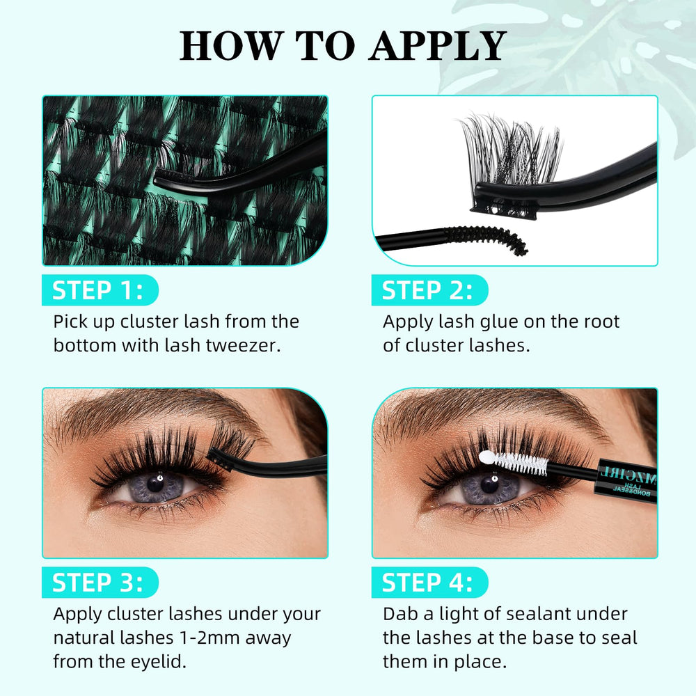 AMZGIRL LASH applied on eye in manga style giving lifted, anime-inspired definition