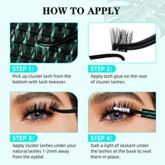 AMZGIRL LASH applied on eye in manga style giving lifted, anime-inspired definition