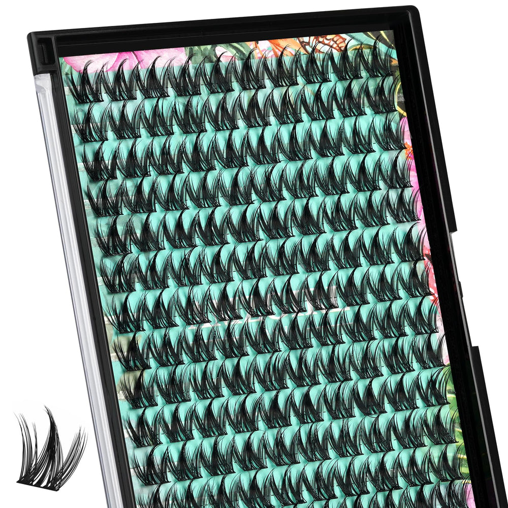 AMZGIRL LASH front packaging showing puppy 14mm clusters and cleaner presentation benefit