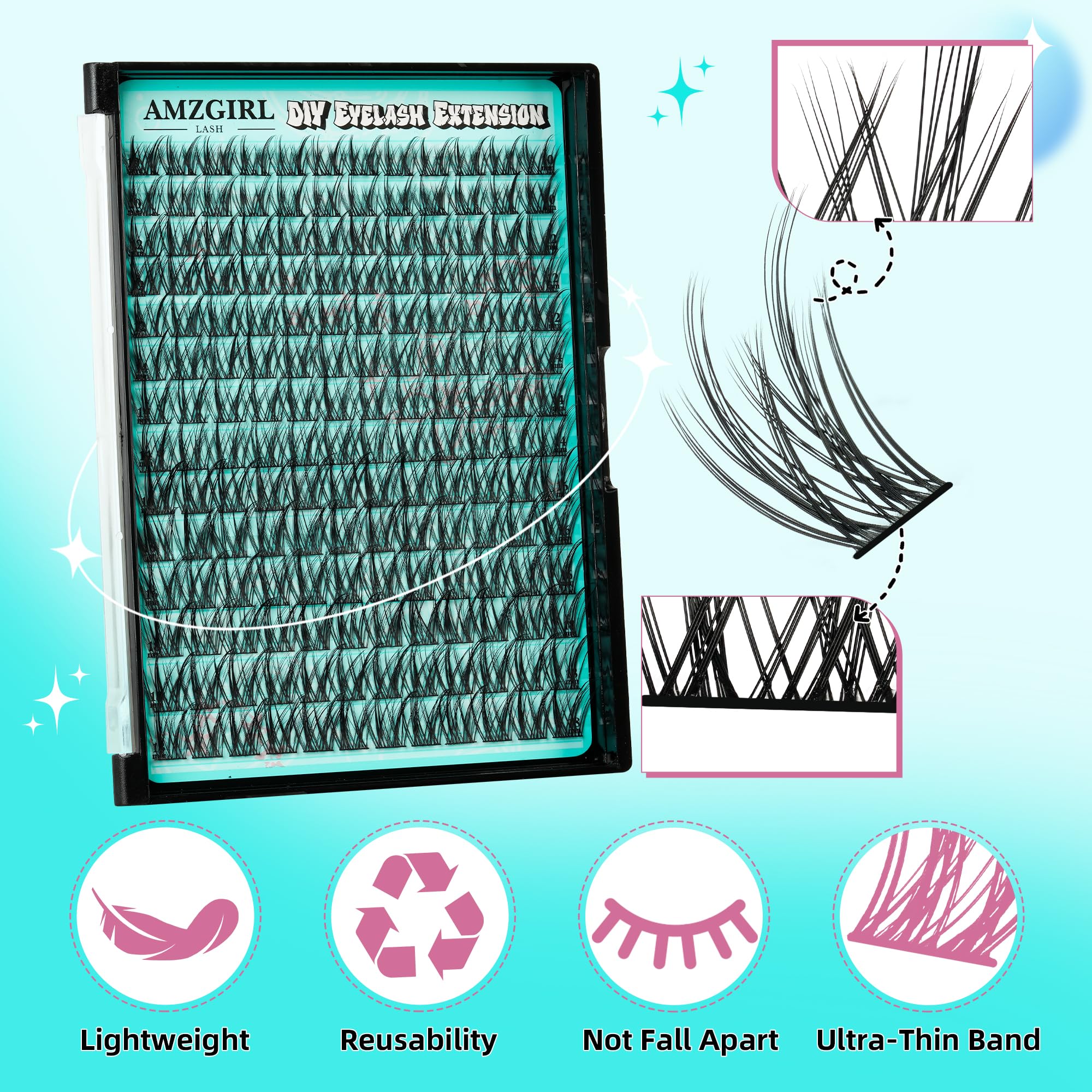 AMZGIRL LASH Remover oil enables gentle, residue-free lash removal
