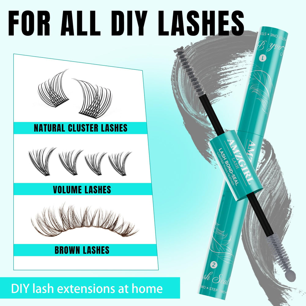 AMZGIRL LASH next to coin for scale, 12ml size and travel-friendly benefit