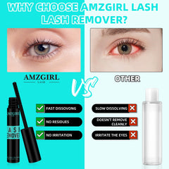 AMZGIRL LASH oil texture close-up showing smooth formula that loosens glue quickly
