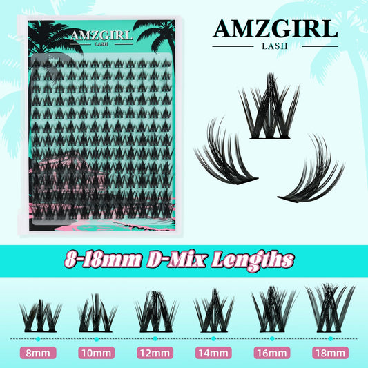 AMZGIRL LASH thin-band lashes offer lightweight comfort all day