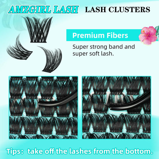 AMZGIRL LASH Tulip close-up of fiber texture highlighting soft lightweight feel