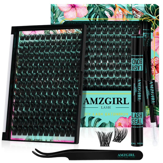 AMZGIRL LASH front packaging showing kit and branding, clear product overview