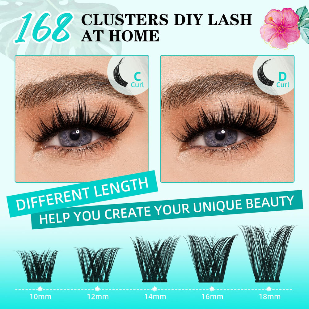 AMZGIRL LASH Tulip applied during makeup showing quick DIY placement benefit
