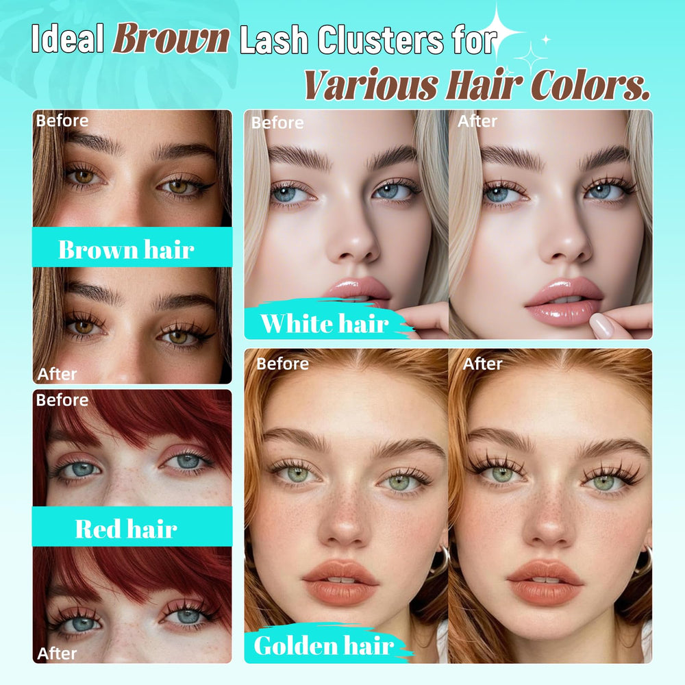 AMZGIRL mixed 10–18mm clusters displayed to show layering and dimensional lift