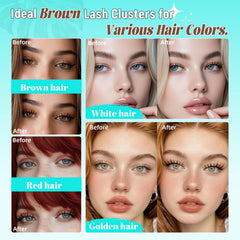 AMZGIRL mixed 10–18mm clusters displayed to show layering and dimensional lift