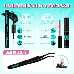 AMZGIRL precision tweezers and remover for safe lash handling