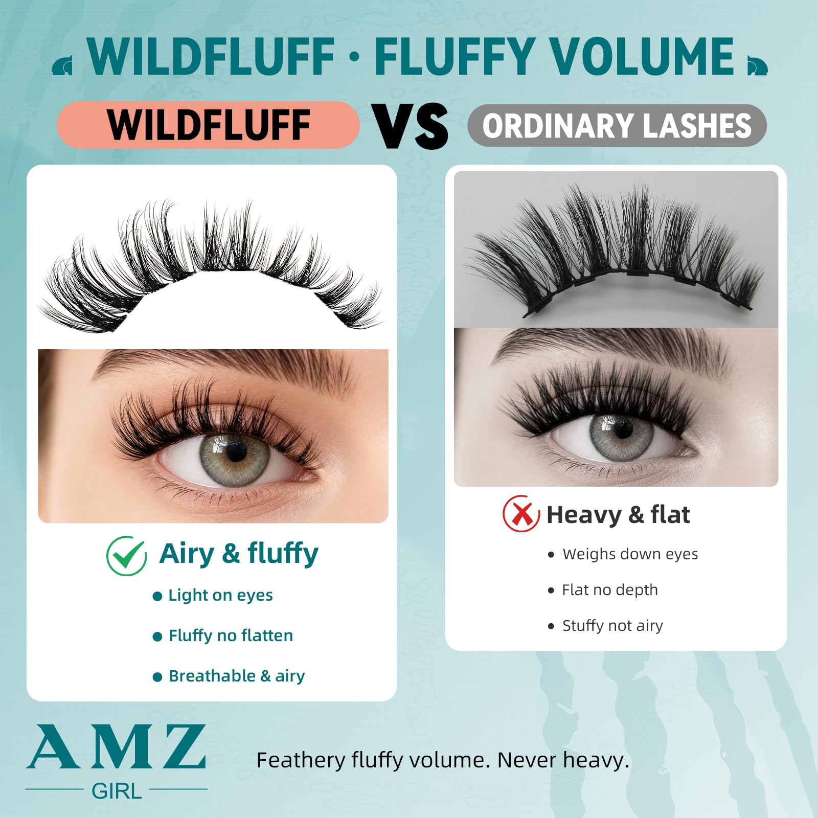 AMZGIRL LASH side view of curl profile showing elevated tip lift