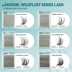 AMZGIRL WildFluff applied on model for a soft, lived-in everyday fluffy effect