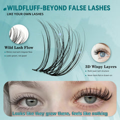 AMZGIRL WildFluff angled tweezers with white bond demonstrating precise placement control