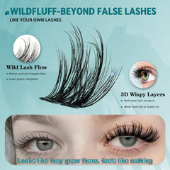 AMZGIRL LASH white adhesive bottle visible control and clear dry