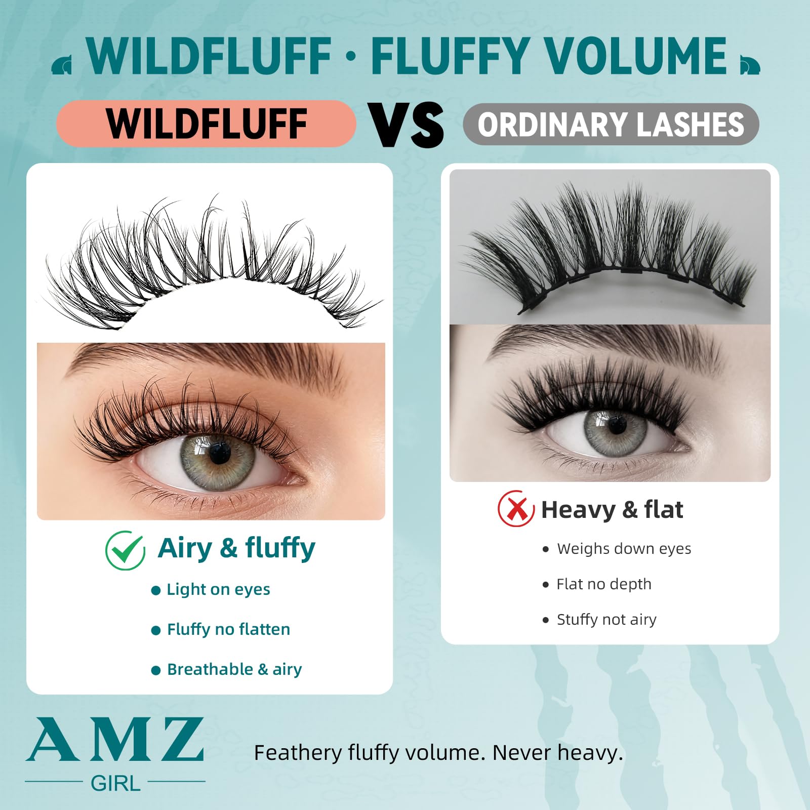 AMZGIRL LASH white bond tube showing precise adhesive for clean placement