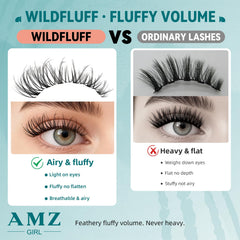 AMZGIRL LASH white bond tube showing precise adhesive for clean placement
