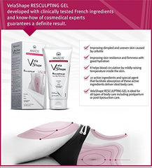 Anacis hot body cream being massaged to illustrate application and warmth.