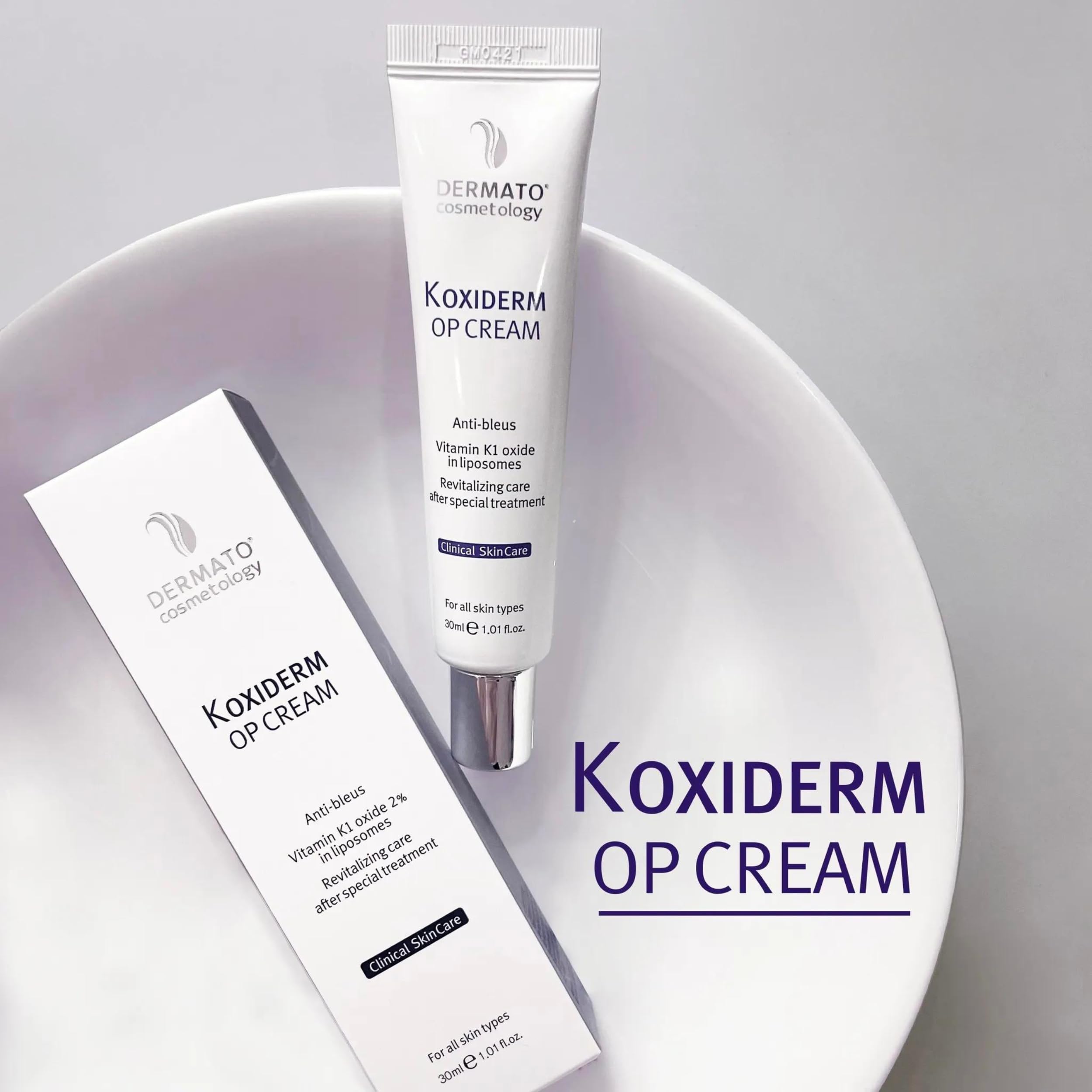 Anacis Vitamin K1 Oxiderm Cream supports post-procedure care and healing.
