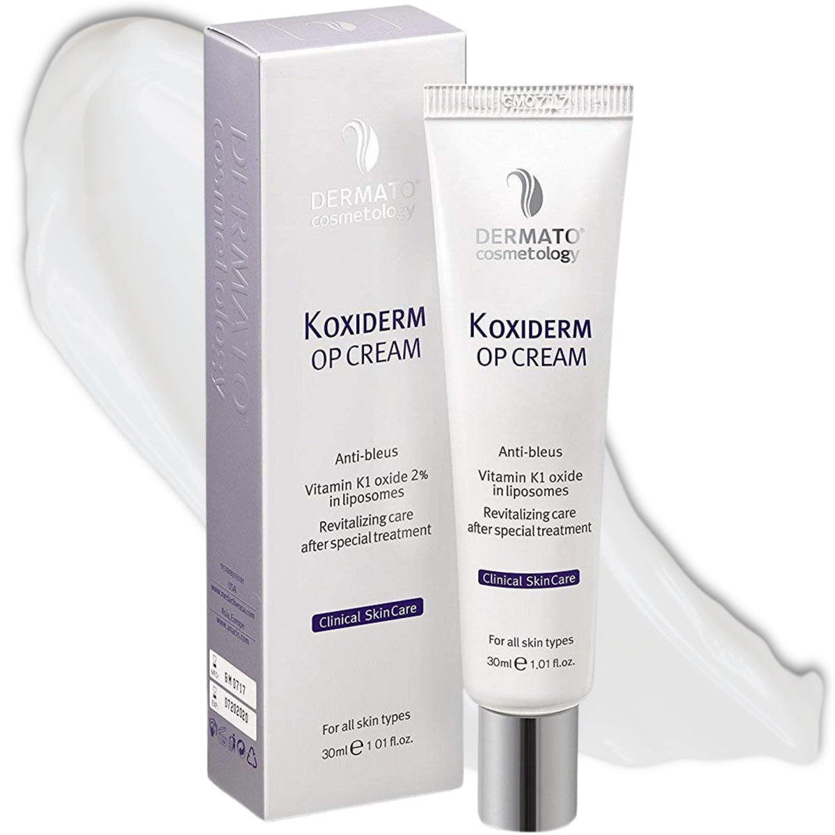 Anacis Vitamin K1 Oxiderm Cream targets scar appearance for smoother skin.
