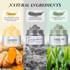 ANAI RUI green tea mask jar highlighting antioxidant benefits for refreshed skin