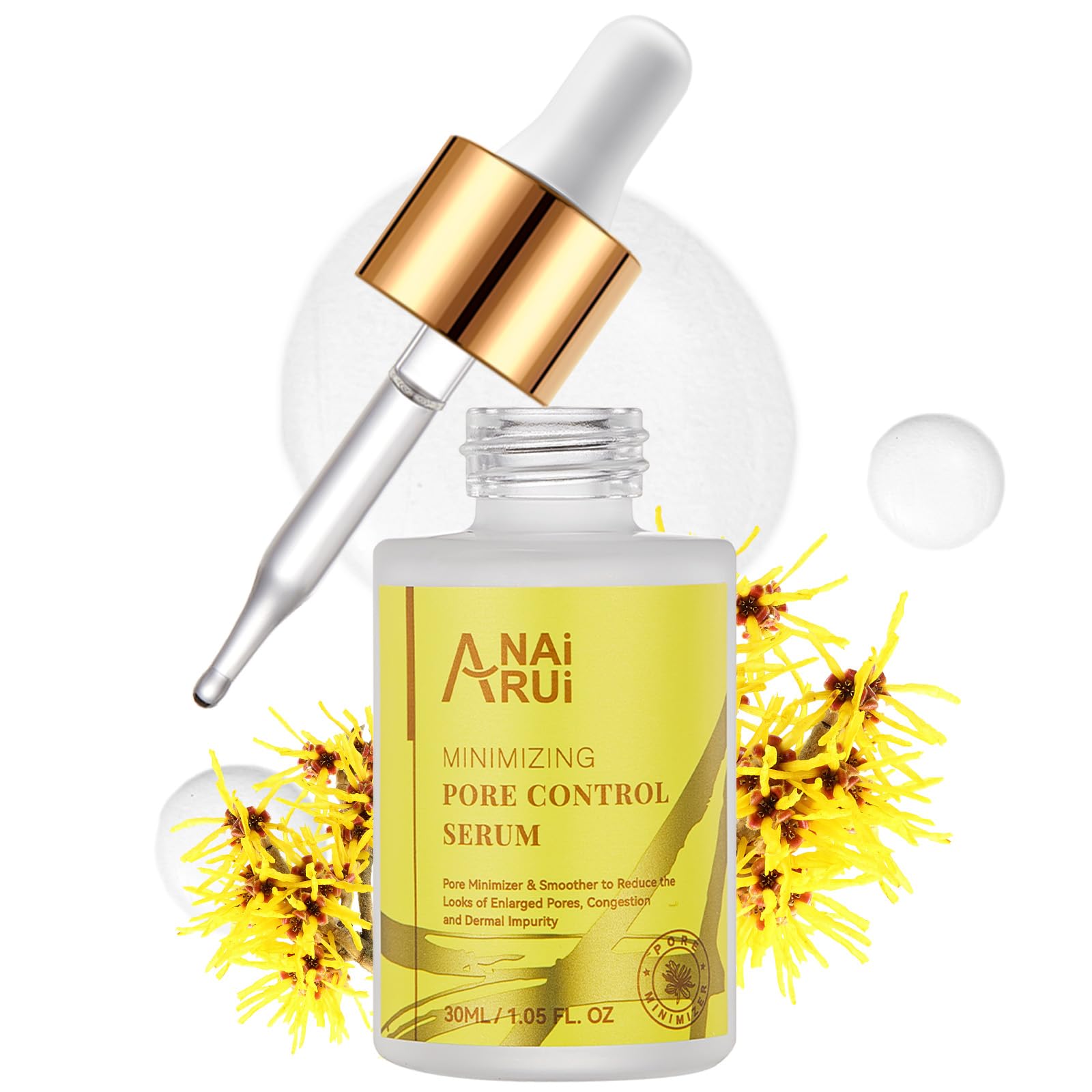 ANAI RUI Pore Minimizer Serum bottle for pore refinement and a cleaner complexion