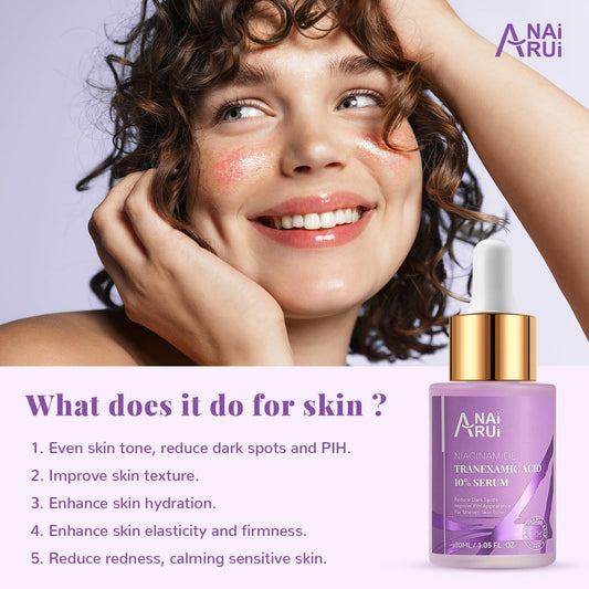 ANAI RUI serum label close-up highlighting vegan formula and key ingredients