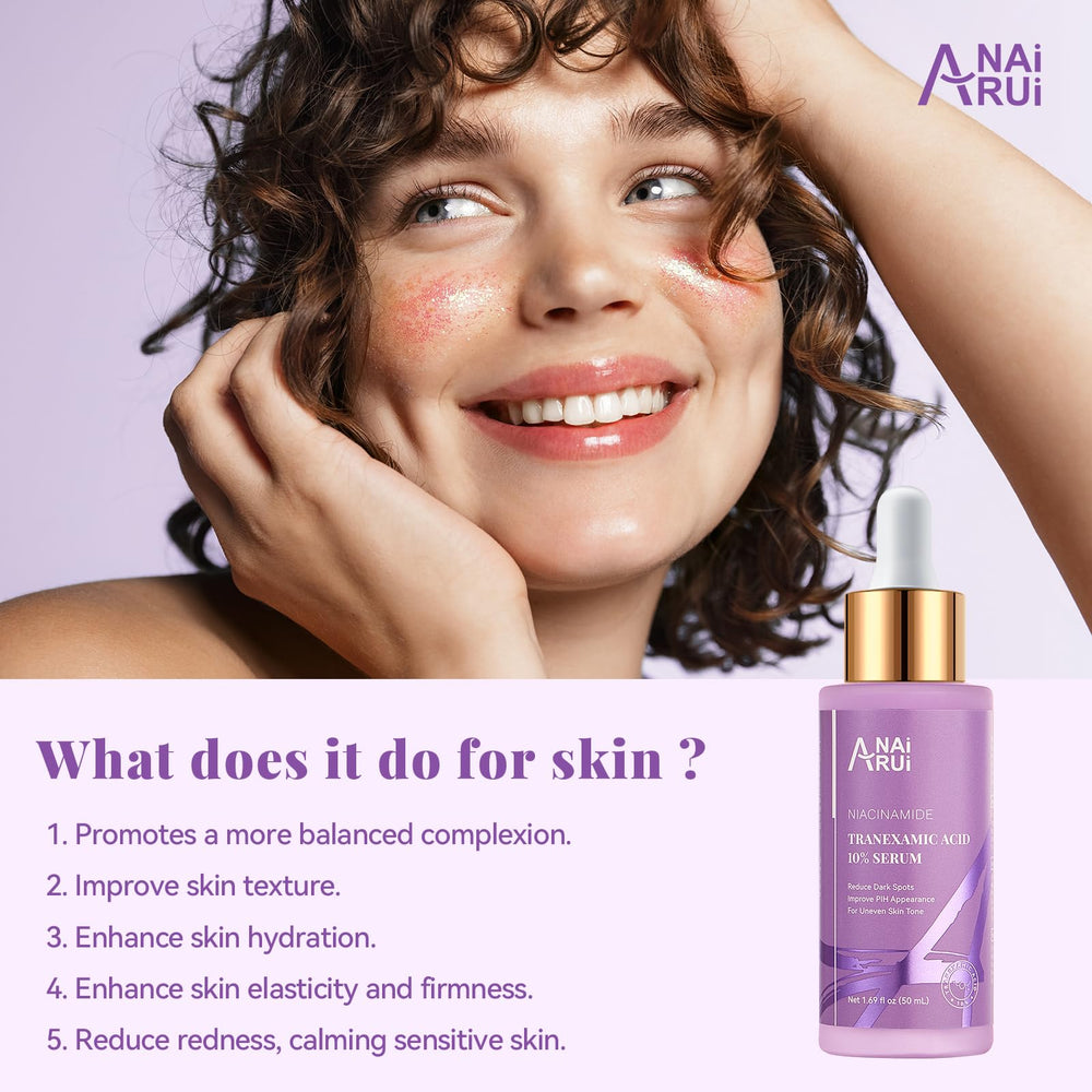 ANAI RUI close-up of silky serum texture on skin