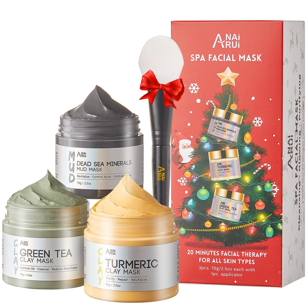 ANAI RUI turmeric clay mask jar showing radiant skin potential