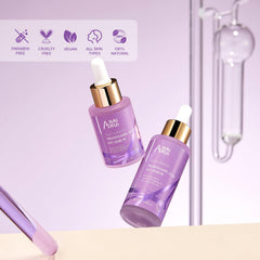 ANAI RUI serum being applied to all skin types for calm, even tone