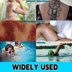 ANAMPION skin-safe adhesive keeps tattoo protected without irritation