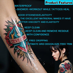 ANAMPION grid-back cuttable bandage for precise coverage on skin
