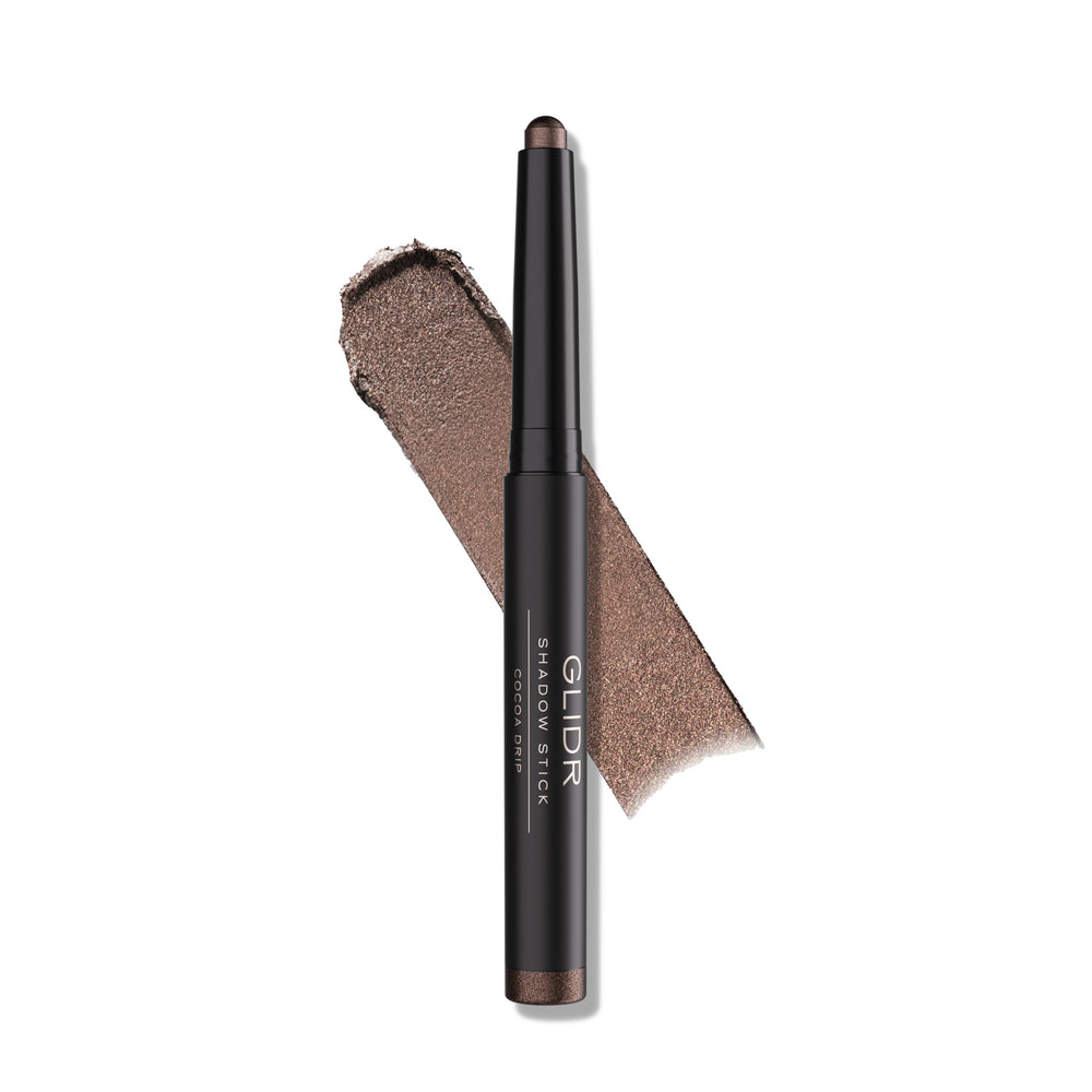Anastasia Beverly Hills GLIDR Shadow Stick Cocoa Drip product shot shows bold, long-lasting color