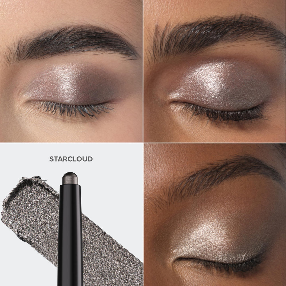 Anastasia Beverly Hills GLIDR Shadow Stick Starcloud on hand demonstrates easy one swipe application