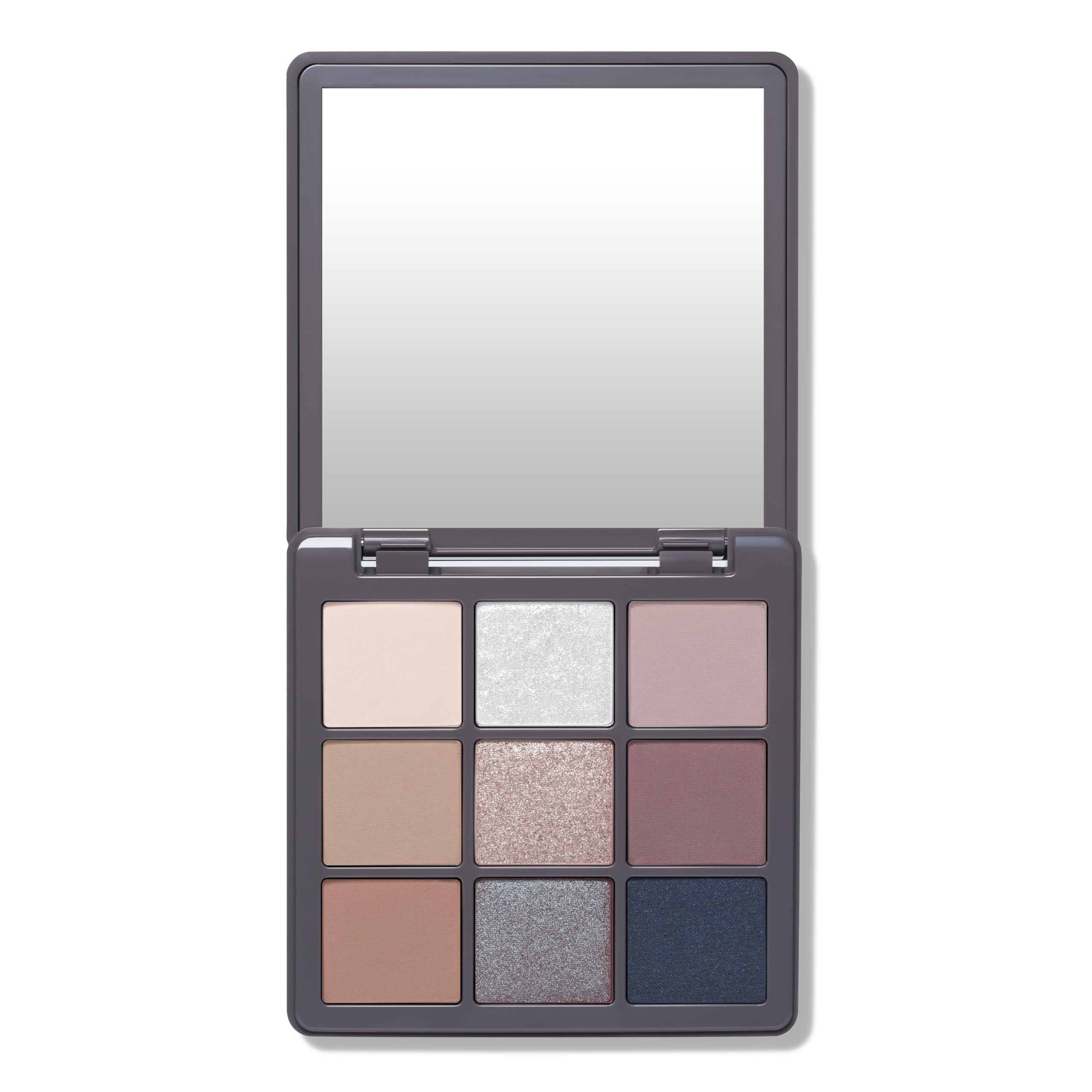 Anastasia Beverly Hills Haze Mini Eyeshadow Palette swatches show matte and metallic finishes.