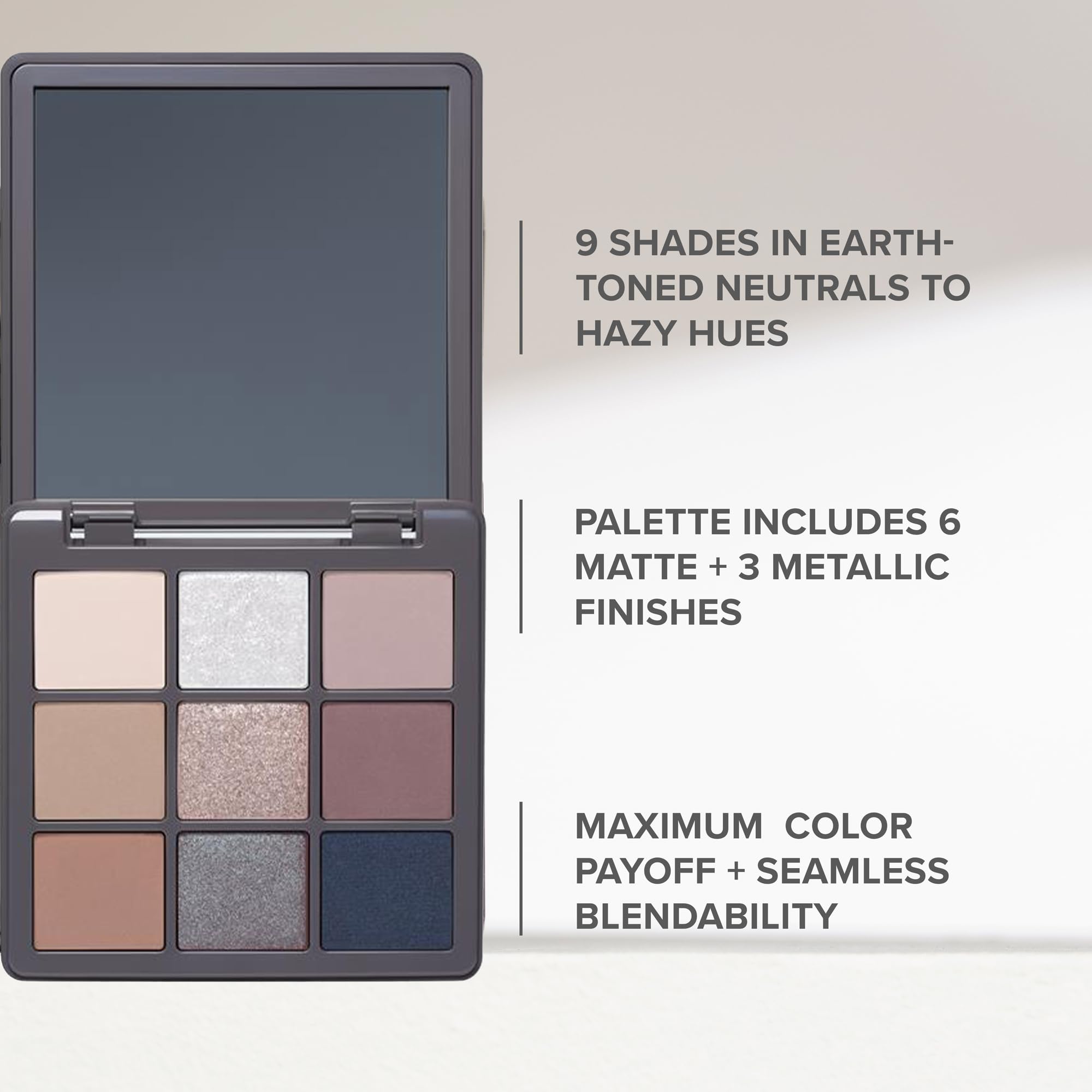 Anastasia Beverly Hills Haze Mini Eyeshadow Palette travel-friendly compact fits in a bag.