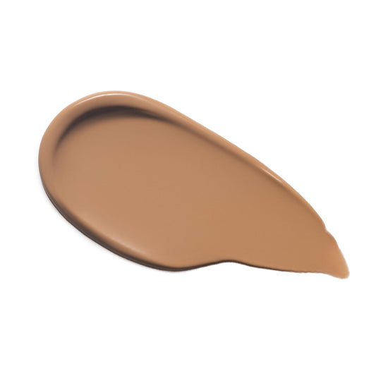 Anastasia Beverly Hills Impeccable Blurring Second Skin Foundation 4W swatches show even color.