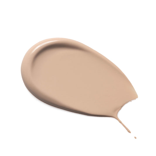 Swatches of Anastasia Beverly Hills Impeccable Blurring Second Skin Matte Foundation showing true shade and coverage