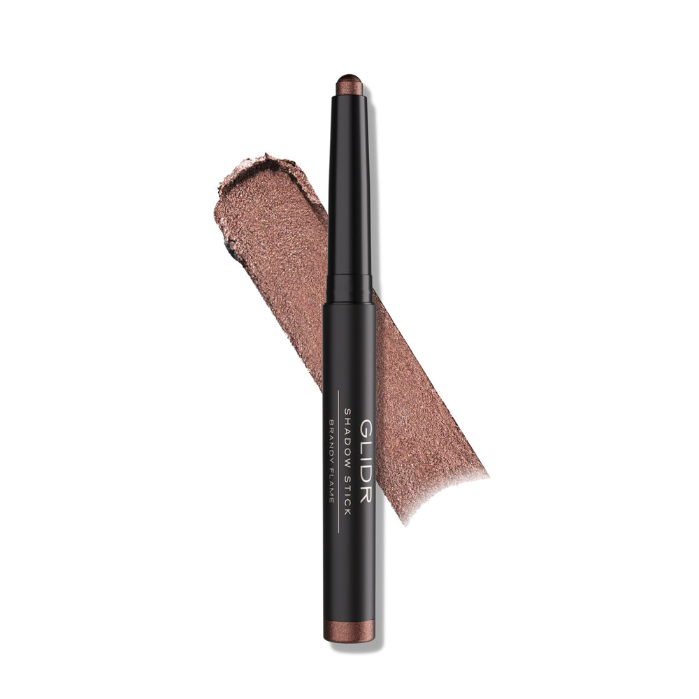 Anastasia GLIDR Shadow Stick Brandy Flame swatch shows rich pigment in one smooth swipe
