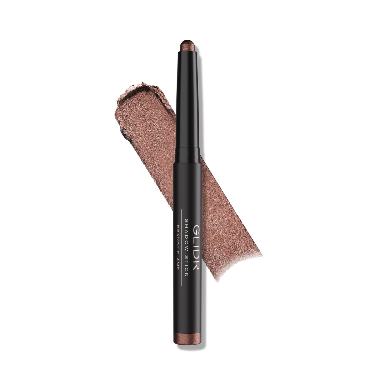Anastasia GLIDR Shadow Stick Brandy Flame swatch shows rich pigment in one smooth swipe