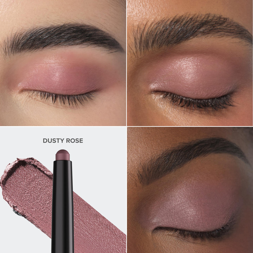 Anastasia GLIDR Shadow Stick Dusty Rose swatch for quick, high-impact eye looks.