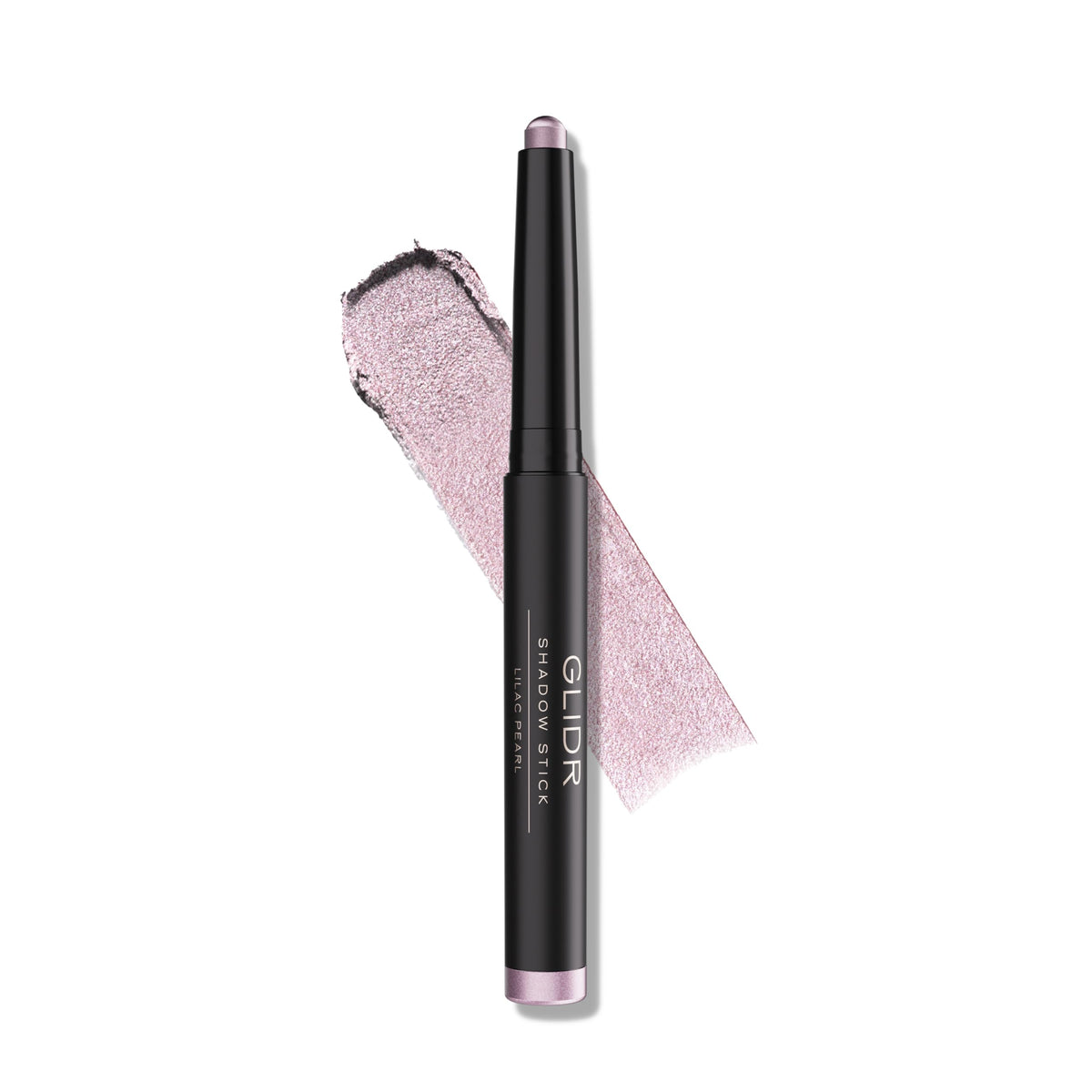 Anastasia GLIDR Shadow Stick Lilac Pearl swatches show bold pigment in one swipe