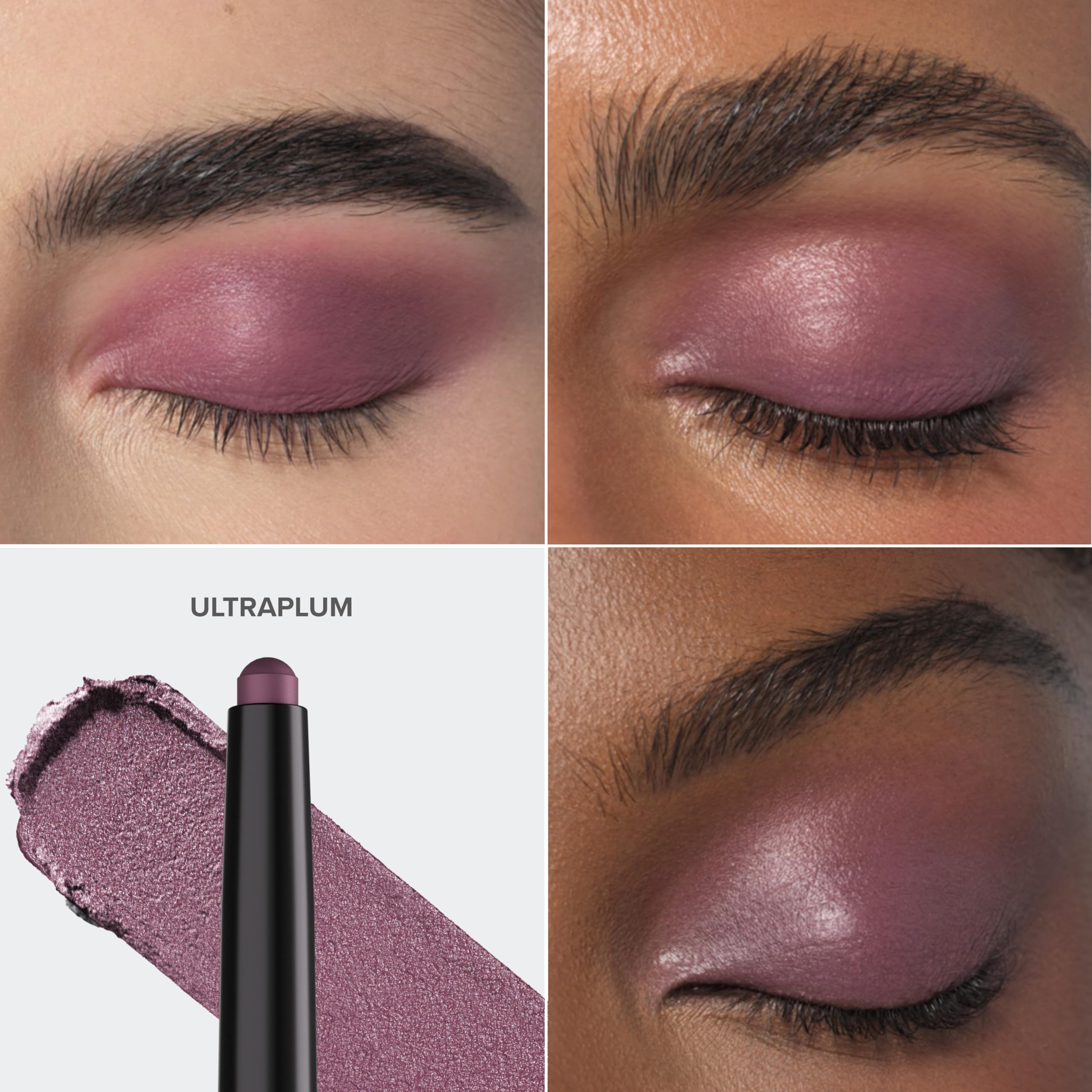 Anastasia Beverly Hills GLIDR Shadow Stick Ultraplum on lid demonstrates smooth glide for effortless definition