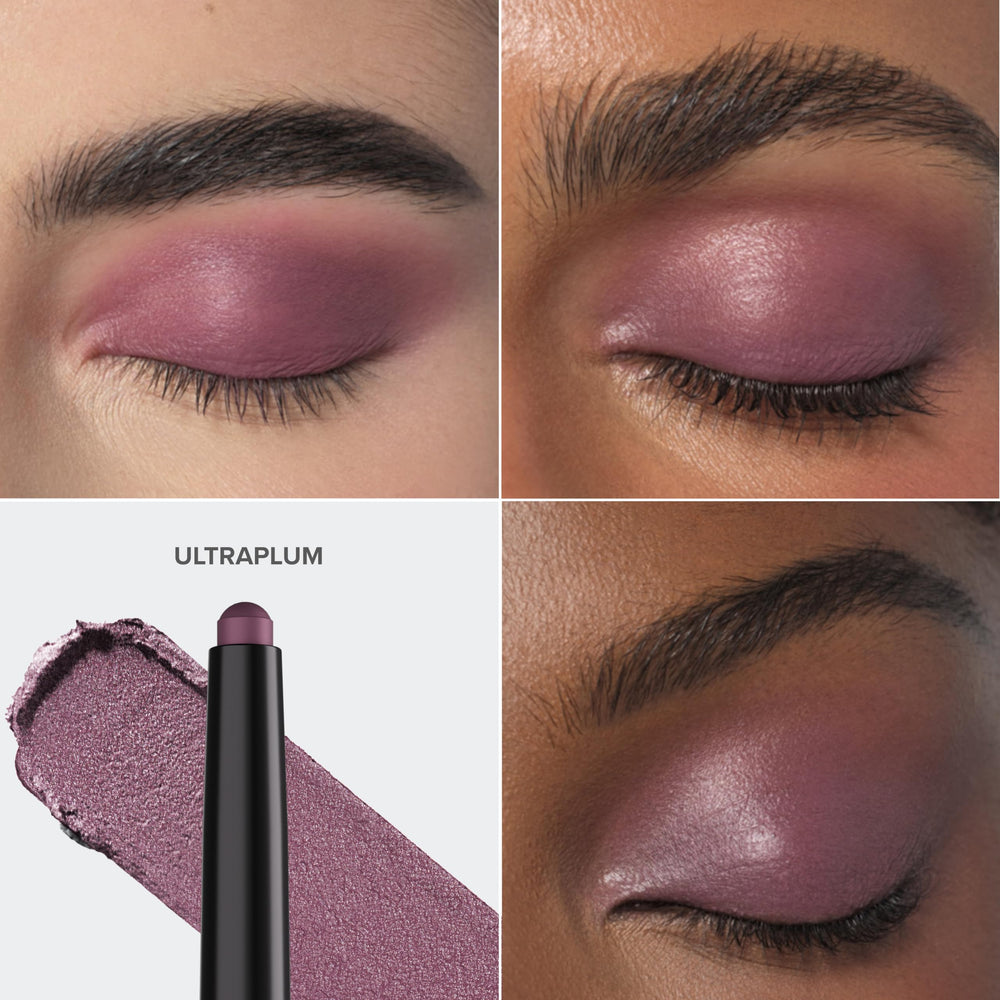 Anastasia Beverly Hills GLIDR Shadow Stick Ultraplum on lid demonstrates smooth glide for effortless definition