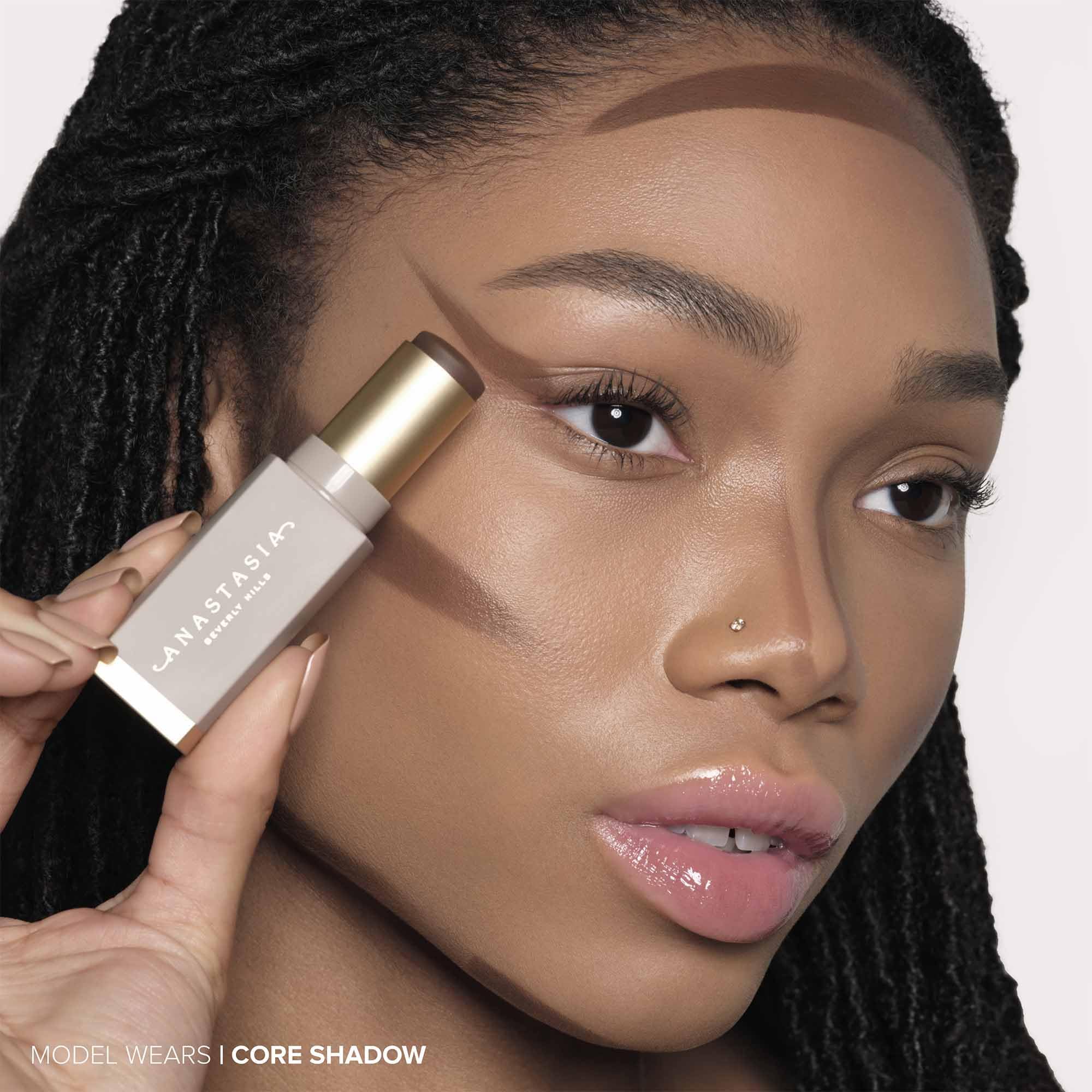 Anastasia Beverly Hills Smooth Blur Contour Stick includes Vitamin E for soothing moisture.