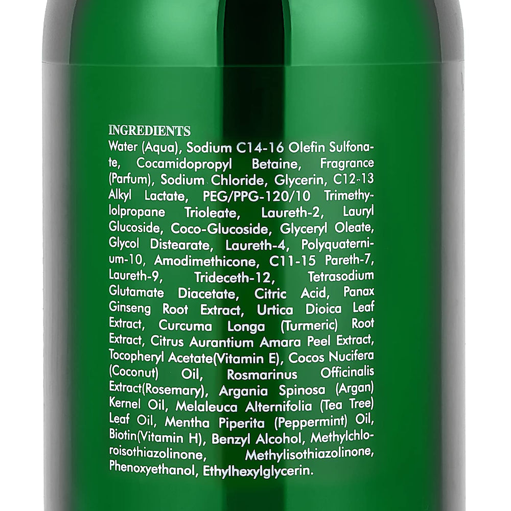Sulfate-free and color-safe label on AnatoliaDaphne bottle