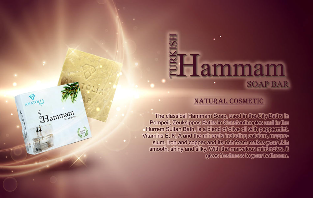 Anatolia Soap natural pistachio aroma enhances shower experience.