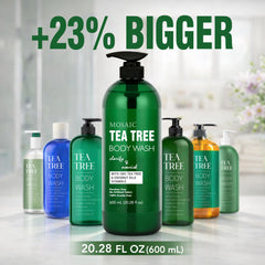 Jojoba oil in AnatoliaDaphne Tea Tree Body Wash supports skin hydration.