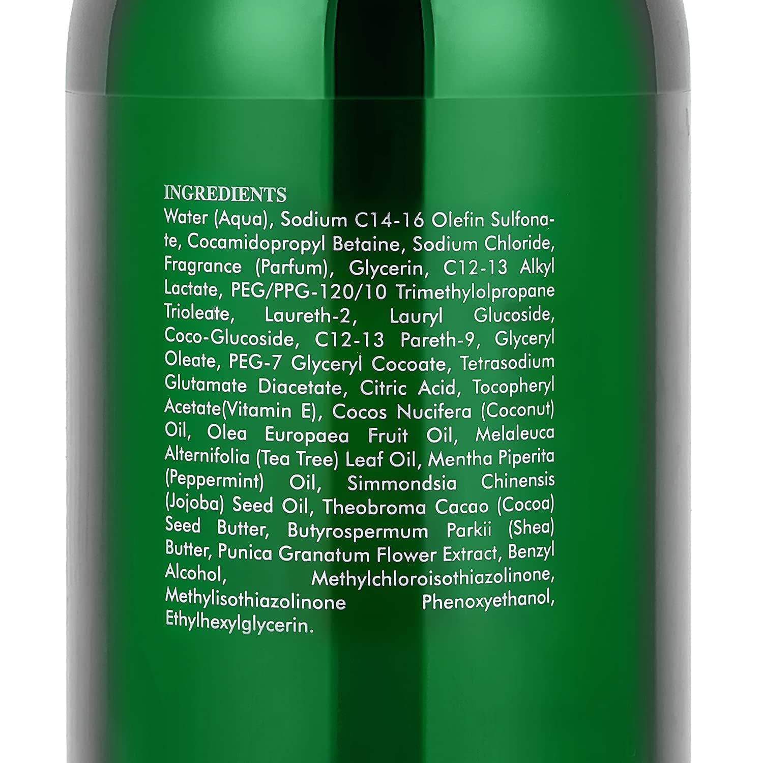 Peppermint oil in AnatoliaDaphne Tea Tree Body Wash for a cool, invigorating feel.